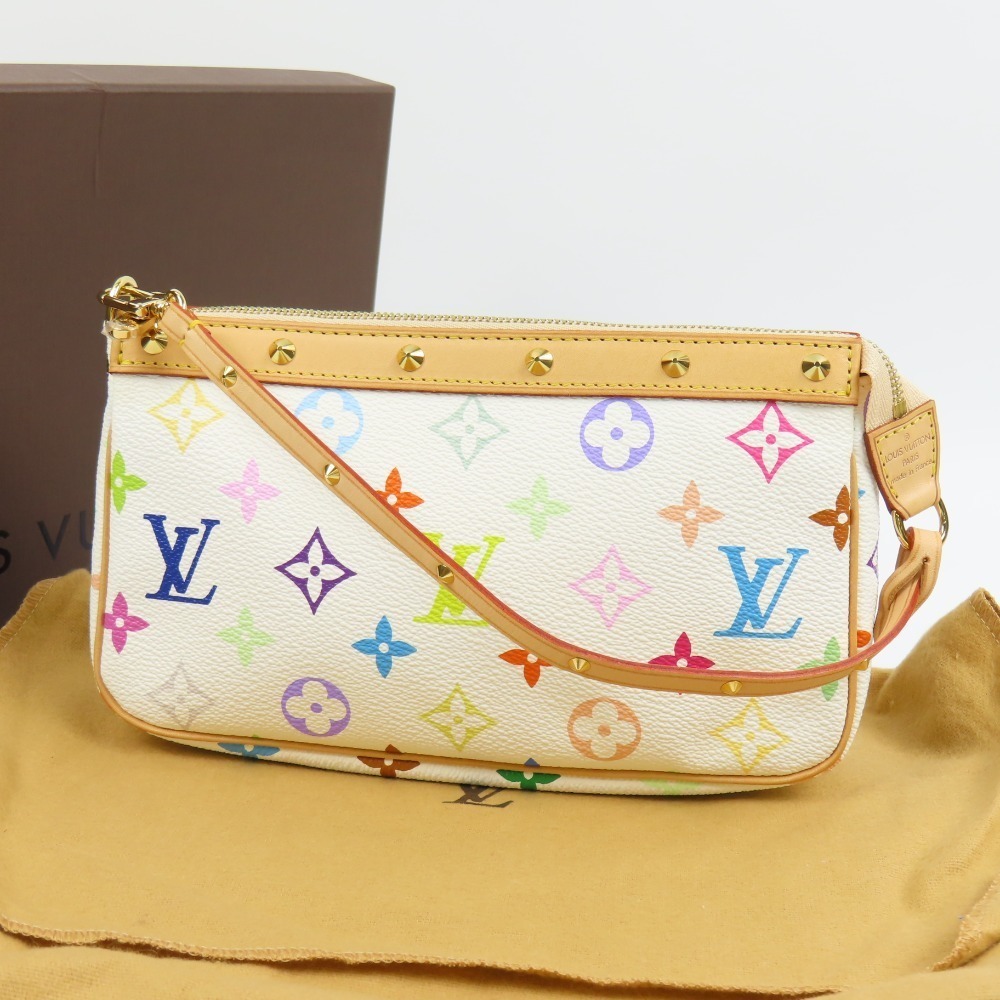 Louis Vuitton Pouch Shoulder Multicolor Bag Nume Accessory Brown